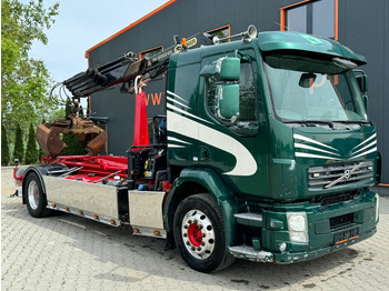 Crane truck Volvo FL290 4x2 Abrollkipper Kran PALFINGER bis 12 m: picture 1
