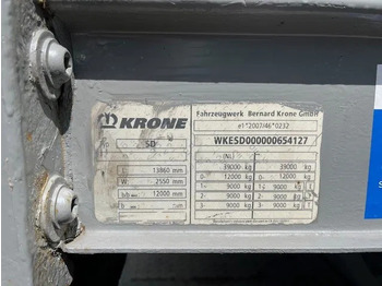 Dropside/ Flatbed semi-trailer Krone 2x stack of 4x mega flat trailer: picture 3