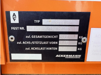 Curtainsider semi-trailer Ackermann PS-F 5.3/13.5 EZG SPS PS-F 5.3/13.5 EZG SPS, Edscha-Verdeck, Lenkachse: picture 5
