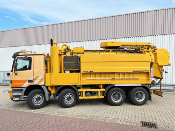 Vacuum truck Mercedes-Benz Actros 3243 K 8x4/4 Actros 3243 K 8x4/4, Müller Saug- und Spülwagen ca. 17m³, Rechtslenker: picture 3