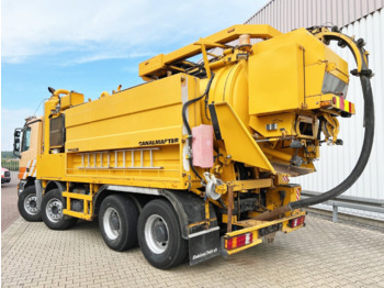 Vacuum truck Mercedes-Benz Actros 3243 K 8x4/4 Actros 3243 K 8x4/4, Müller Saug- und Spülwagen ca. 17m³, Rechtslenker: picture 2