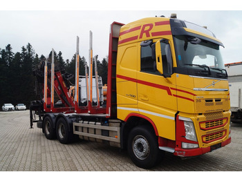 Timber truck, Crane truck Volvo FH 500 Holztrans. mit Penz 12Z9 Holzkran: picture 2