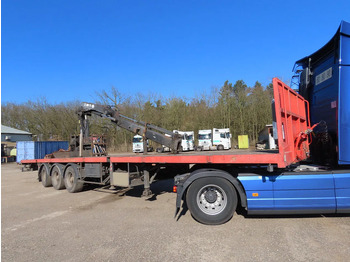 Dropside/ Flatbed semi-trailer Kaiser HIAB  175, REMOTE control,  retractable: picture 4