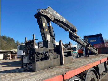 Dropside/ Flatbed semi-trailer Kaiser HIAB  175, REMOTE control,  retractable: picture 3