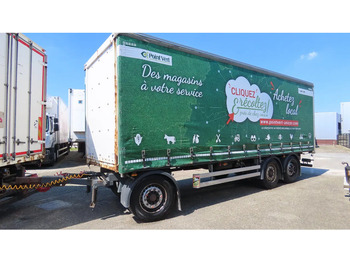 Curtainsider trailer Lecitrailer 27000 kg!  Liftaxel, 3 axel BPW, Edscha: picture 2