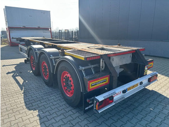 Container transporter/ Swap body semi-trailer Burg 20FT / 20FT SWAP ADR, 3.690kg, SAF INTRADISC, 2 liftassen, APK/ADR: 9/2025: picture 5
