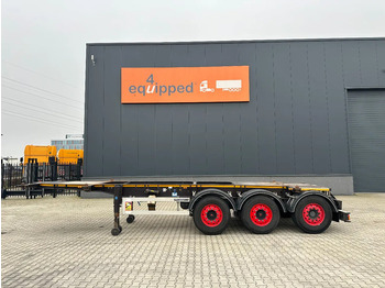Container transporter/ Swap body semi-trailer Burg 20FT ADR (EX/II, EX/III, FL, AT) Chassis, Empty weight : 3.690kg, SAF INTRADISC, 2x Liftaxle, NL-chassis: picture 2 Container transporter/ Swap body semi-trailer Burg 20FT ADR (EX/II, EX/III, FL, AT) Chassis, Empty weight : 3.690kg, SAF INTRADISC, 2x Liftaxle, NL-chassis: picture 2