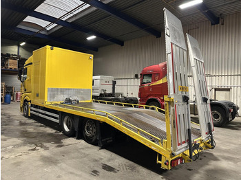 Autotransporter truck Mercedes-Benz ACTROS 2745 6x2 OPRIJWAGEN / AUTOTRANSPORTER / MACHINE CARRIER - WINCH - 6m10 - EURO 5 - LIFT AXLE - HYDR RAMPS - NL TRUCK: picture 2