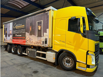 Curtainsider truck Volvo FH 460 8x4 TRIDEM CURTAINSIDE BOX 8m50 / BDF / SILO COMPRESSOR - *FULL AIR* - EURO 6 - LIFT + STEERING AXLE - BE TRUCK: picture 3