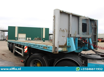 Dropside/ Flatbed semi-trailer Floor 3-ass. Oplegger met kraanspoor / 2x gestuurd: picture 4