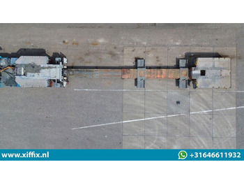 Low loader semi-trailer RECKER 2-ass. Uitschuifbare dieplader met afneembare zwanenhals / 2x gestuurd: picture 3