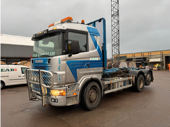 Hook lift truck SCANIA R124