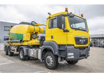 Concrete mixer truck MAN TGS 18.360 BLS 4X4 + SEMI MIXER 10M3: picture 2