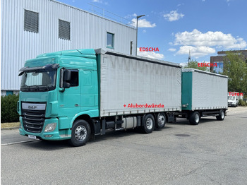 Curtainsider truck DAF XF 460