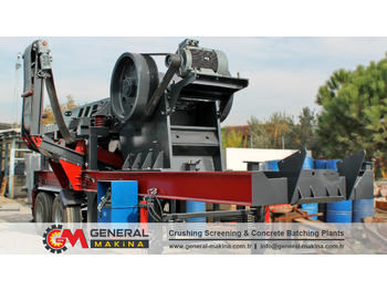New Jaw crusher GENERAL MAKİNA Portable Hard Rock Crusher: picture 3