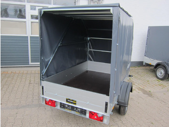 Car trailer Aluliner Planen Anhänger GTB 1200 251x126x150cm +Hochplane grau schräg (S) 1200kg: picture 5