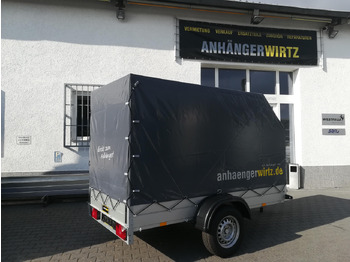 Car trailer Aluliner Planen Anhänger GTB 1200 251x126x150cm +Hochplane grau schräg (S) 1200kg: picture 3
