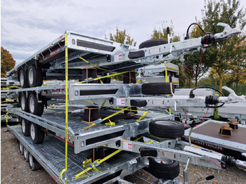 Dropside/ Flatbed trailer Brian James Trailer Connect 450x215cm plattform Tandem LED 12" 3500kg: picture 3