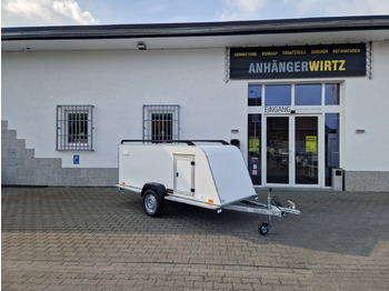 Closed box trailer Kofferanhänger TF5 S Midi 300x110x90cm aero Seitentür IL 100km/H 750kg: picture 4