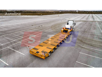 New Low loader semi-trailer STU 8 AXLE LOWBED- HYDRAULIC STEERING AXLES / 8 ESSİEUX SURBAISSES-E: picture 2