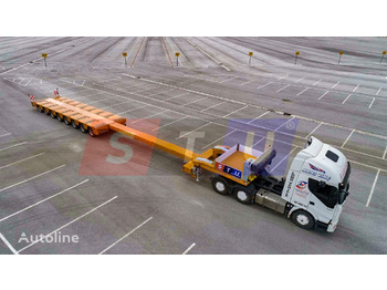 New Low loader semi-trailer STU 8 AXLE LOWBED- HYDRAULIC STEERING AXLES / 8 ESSİEUX SURBAISSES-E: picture 3