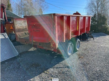 Roll-off/ Skip trailer Bigab 7-10 hook truck trailer with flat: picture 5