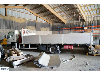Crane truck Crane truck with flat Mitsubishi Canter 7C15: picture 2