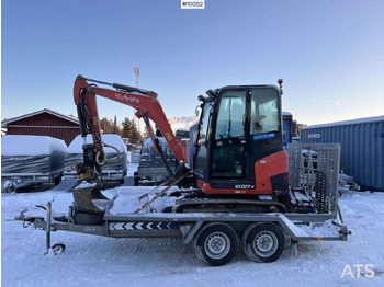 Mini excavator Kubota KX027-4 Mini excavator incl trailer: picture 3 Mini excavator Kubota KX027-4 Mini excavator incl trailer: picture 3