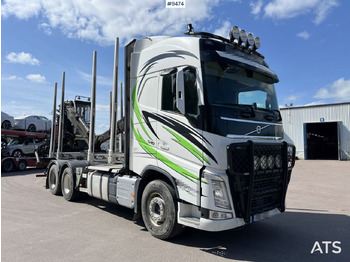 Timber truck Volvo FH13 Logging truck with Loglift 105S crane: picture 2