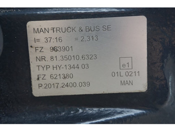 Rear axle for Truck MAN HY-1344-03 37/16 I=2.31: picture 2