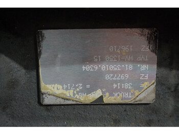 Rear axle for Truck MAN HY-1350-15 38/14: picture 4