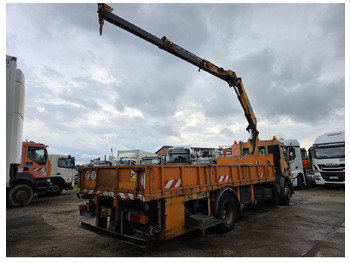 Dropside/ Flatbed truck, Crane truck Renault Premium 300 MECHANICAL PUMP OPEN BOX COMPRESSOR CRANE EFFER 140/2S: picture 2