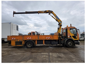 Dropside/ Flatbed truck, Crane truck Renault Premium 300 MECHANICAL PUMP OPEN BOX COMPRESSOR CRANE EFFER 140/2S: picture 4