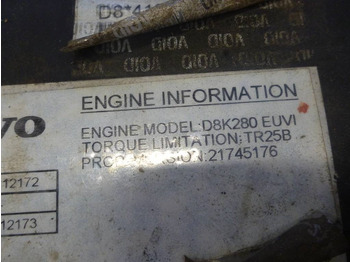 Engine for Truck Motor D8K280 Volvo FL: picture 4