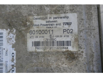 Electrical system for Construction machinery Volvo L110 G, voe60100011: picture 3