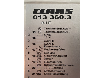Electrical system CLAAS