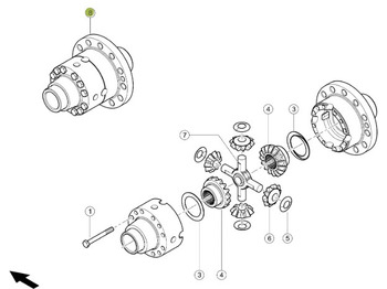 Axle and parts JAGUAR