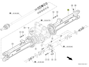 Rear axle JAGUAR