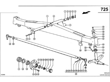 Steering knuckle CLAAS