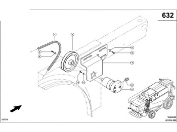 Hydraulic motor CLAAS