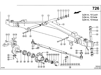 Steering knuckle CLAAS