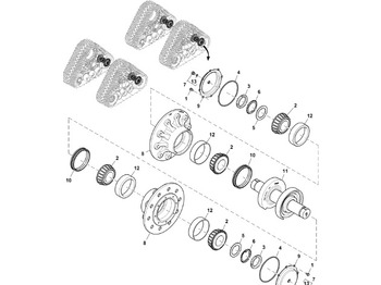Undercarriage parts JOHN DEERE