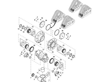 Undercarriage parts JOHN DEERE