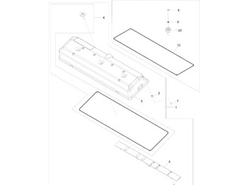 Engine gasket JOHN DEERE