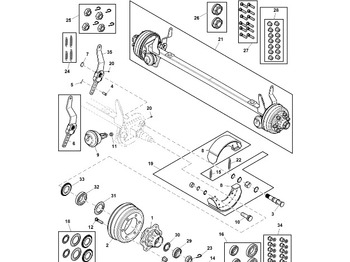 Brake parts JOHN DEERE