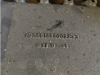 Oil cooler for Agricultural machinery Mercedes OM366 Claas - chłodnica oleju pokrywa 3661880202: picture 2