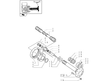 Drive shaft NEW HOLLAND