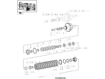 Clutch and parts NEW HOLLAND