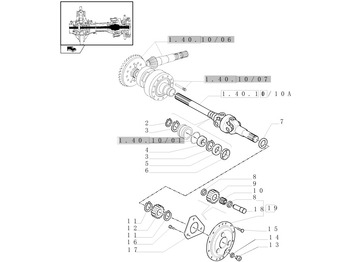 Drive shaft NEW HOLLAND