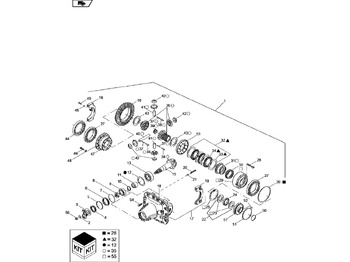 Clutch and parts NEW HOLLAND